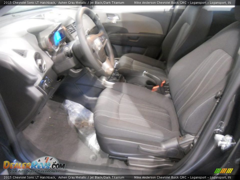 2015 Chevrolet Sonic LT Hatchback Ashen Gray Metallic / Jet Black/Dark Titanium Photo #6