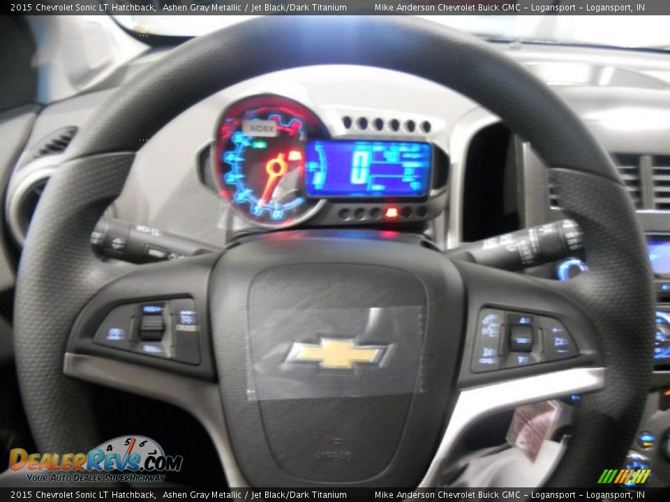 2015 Chevrolet Sonic LT Hatchback Ashen Gray Metallic / Jet Black/Dark Titanium Photo #7