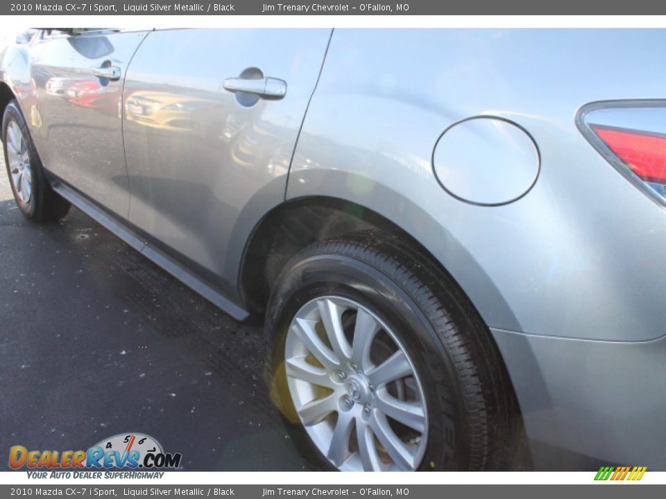 2010 Mazda CX-7 i Sport Liquid Silver Metallic / Black Photo #4