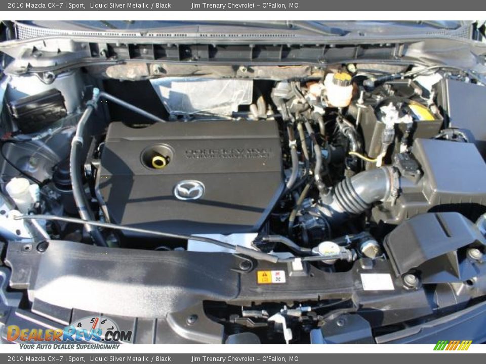 2010 Mazda CX-7 i Sport Liquid Silver Metallic / Black Photo #7