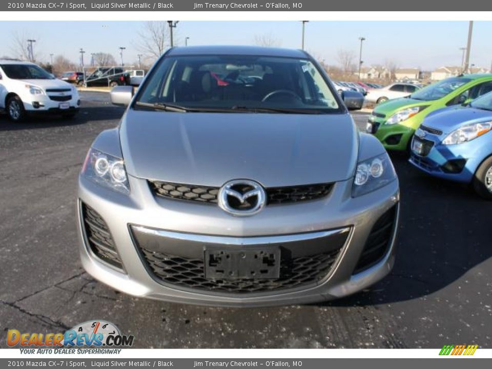 2010 Mazda CX-7 i Sport Liquid Silver Metallic / Black Photo #8