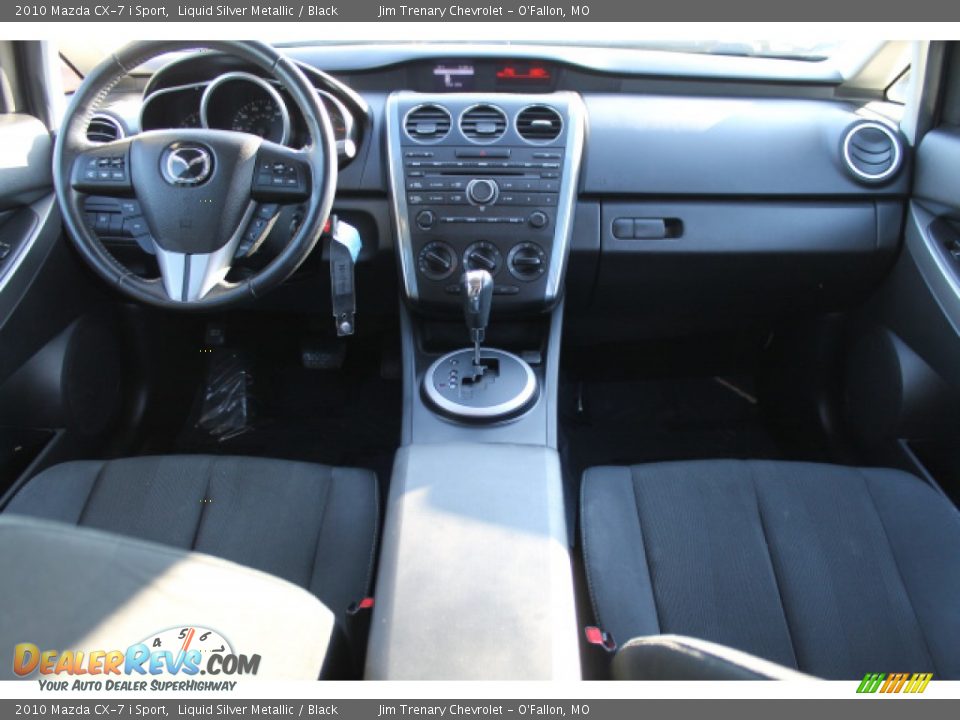 2010 Mazda CX-7 i Sport Liquid Silver Metallic / Black Photo #10