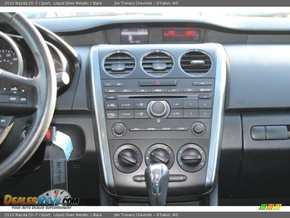 2010 Mazda CX-7 i Sport Liquid Silver Metallic / Black Photo #12