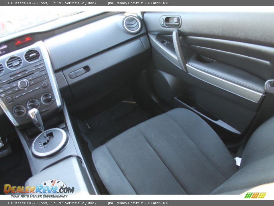 2010 Mazda CX-7 i Sport Liquid Silver Metallic / Black Photo #13