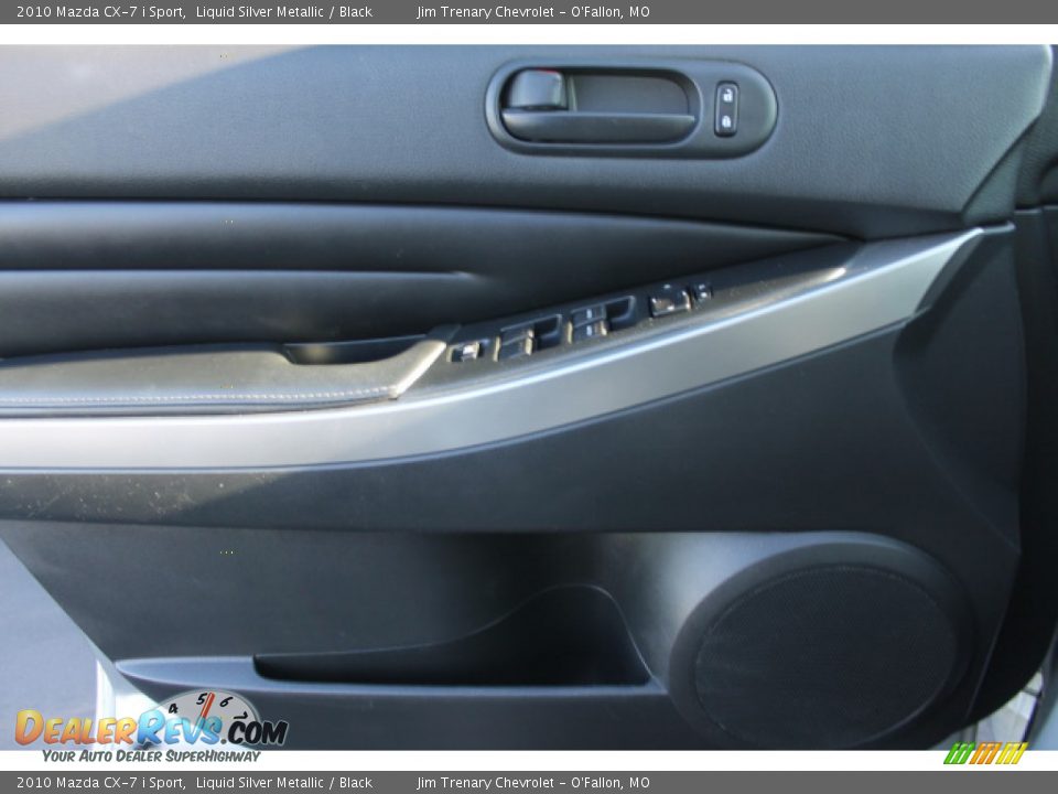 2010 Mazda CX-7 i Sport Liquid Silver Metallic / Black Photo #15