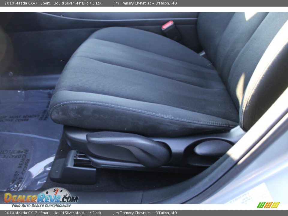 2010 Mazda CX-7 i Sport Liquid Silver Metallic / Black Photo #16