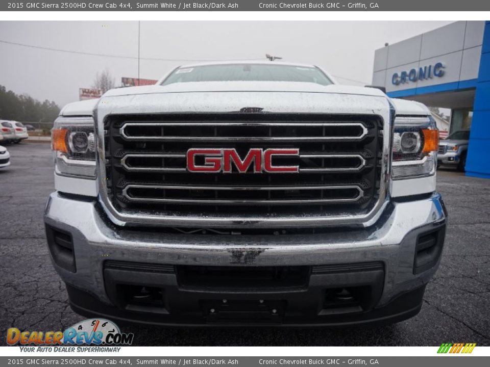2015 GMC Sierra 2500HD Crew Cab 4x4 Summit White / Jet Black/Dark Ash Photo #2
