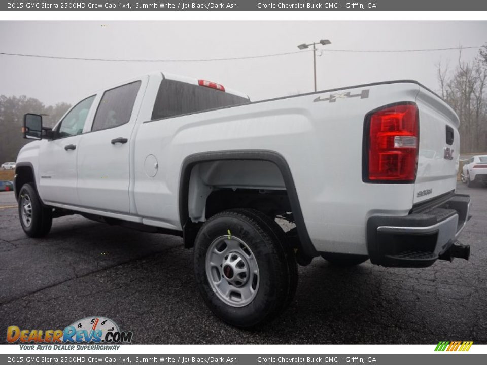 2015 GMC Sierra 2500HD Crew Cab 4x4 Summit White / Jet Black/Dark Ash Photo #5