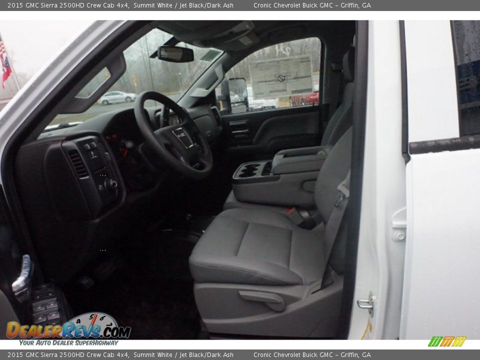 2015 GMC Sierra 2500HD Crew Cab 4x4 Summit White / Jet Black/Dark Ash Photo #8