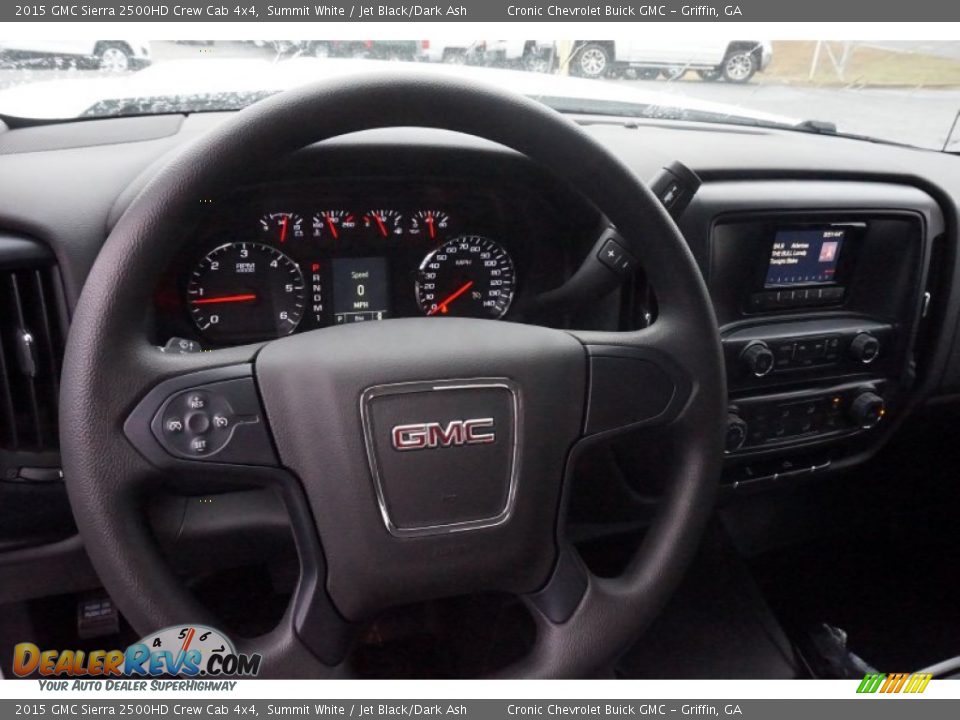 2015 GMC Sierra 2500HD Crew Cab 4x4 Summit White / Jet Black/Dark Ash Photo #9