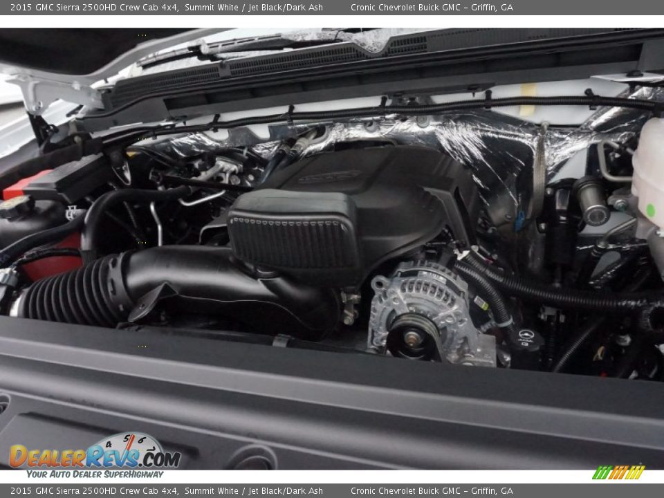 2015 GMC Sierra 2500HD Crew Cab 4x4 Summit White / Jet Black/Dark Ash Photo #11