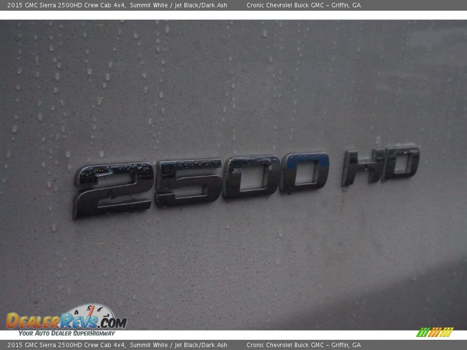 2015 GMC Sierra 2500HD Crew Cab 4x4 Summit White / Jet Black/Dark Ash Photo #12