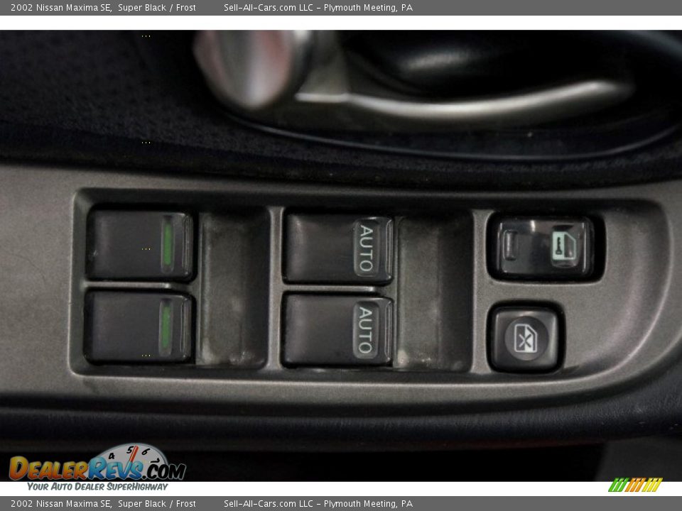 2002 Nissan Maxima SE Super Black / Frost Photo #13