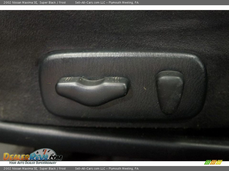 2002 Nissan Maxima SE Super Black / Frost Photo #20