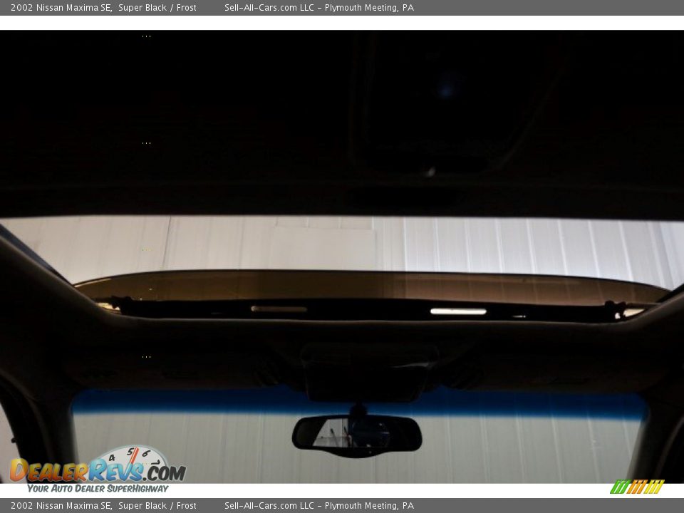 2002 Nissan Maxima SE Super Black / Frost Photo #22