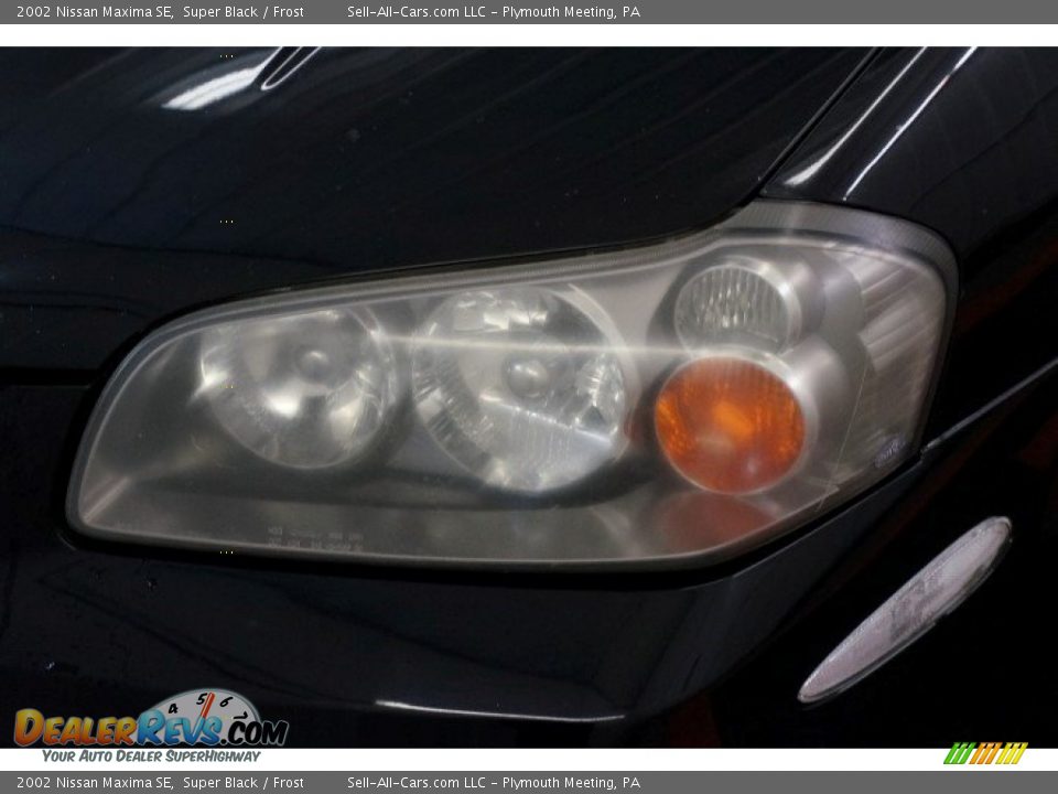 2002 Nissan Maxima SE Super Black / Frost Photo #35