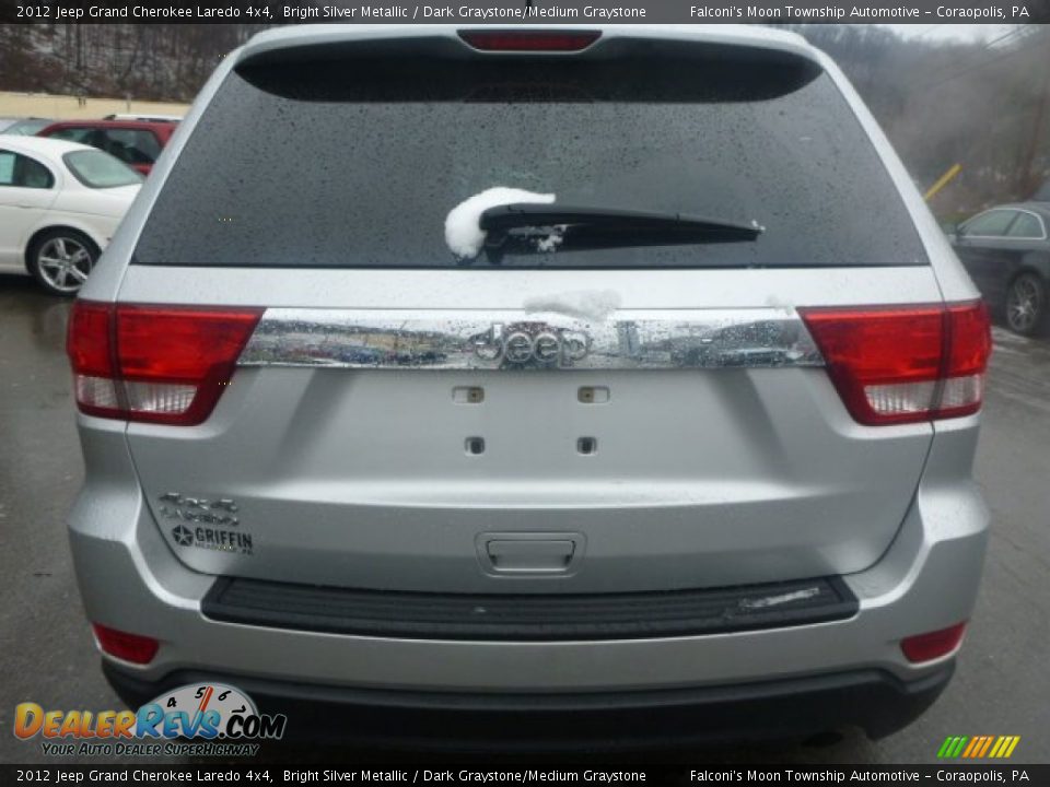 2012 Jeep Grand Cherokee Laredo 4x4 Bright Silver Metallic / Dark Graystone/Medium Graystone Photo #7
