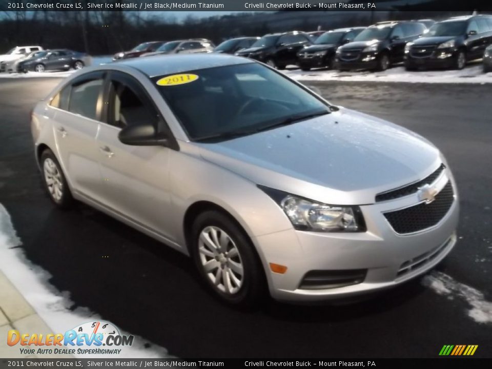 2011 Chevrolet Cruze LS Silver Ice Metallic / Jet Black/Medium Titanium Photo #3