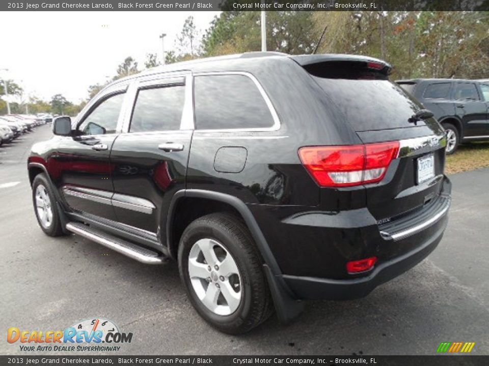 2013 Jeep Grand Cherokee Laredo Black Forest Green Pearl / Black Photo #3