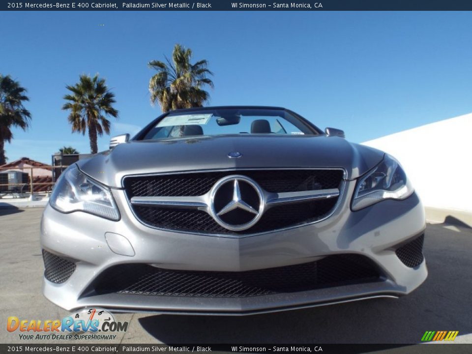 2015 Mercedes-Benz E 400 Cabriolet Palladium Silver Metallic / Black Photo #2