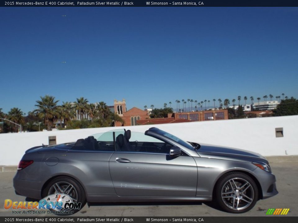 2015 Mercedes-Benz E 400 Cabriolet Palladium Silver Metallic / Black Photo #3