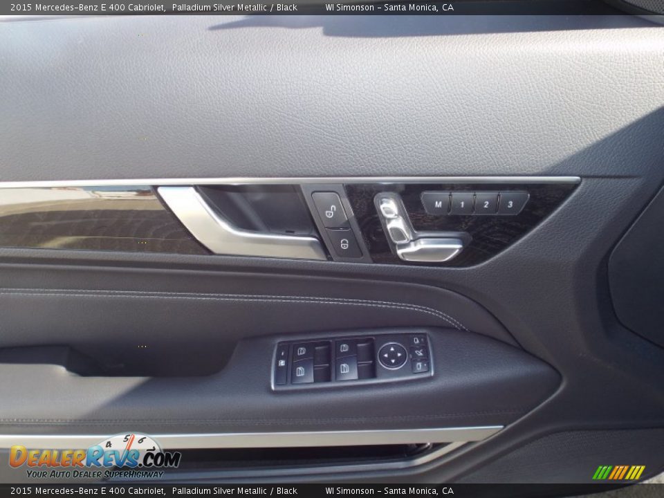 2015 Mercedes-Benz E 400 Cabriolet Palladium Silver Metallic / Black Photo #4