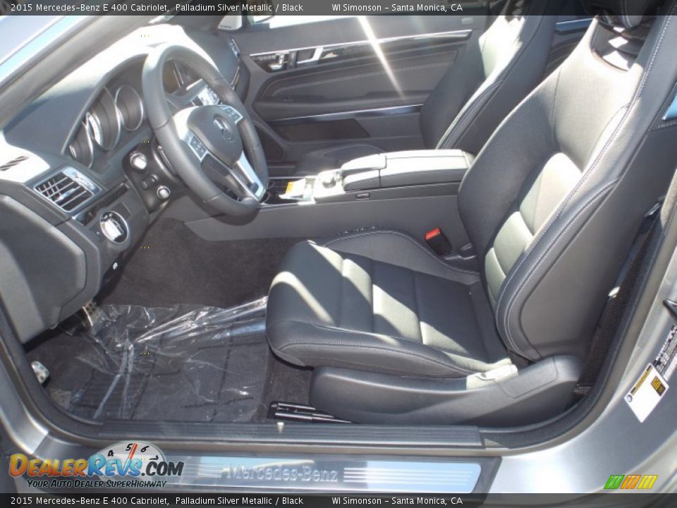 2015 Mercedes-Benz E 400 Cabriolet Palladium Silver Metallic / Black Photo #5
