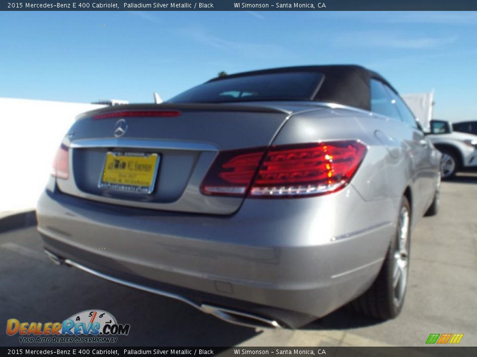 2015 Mercedes-Benz E 400 Cabriolet Palladium Silver Metallic / Black Photo #8