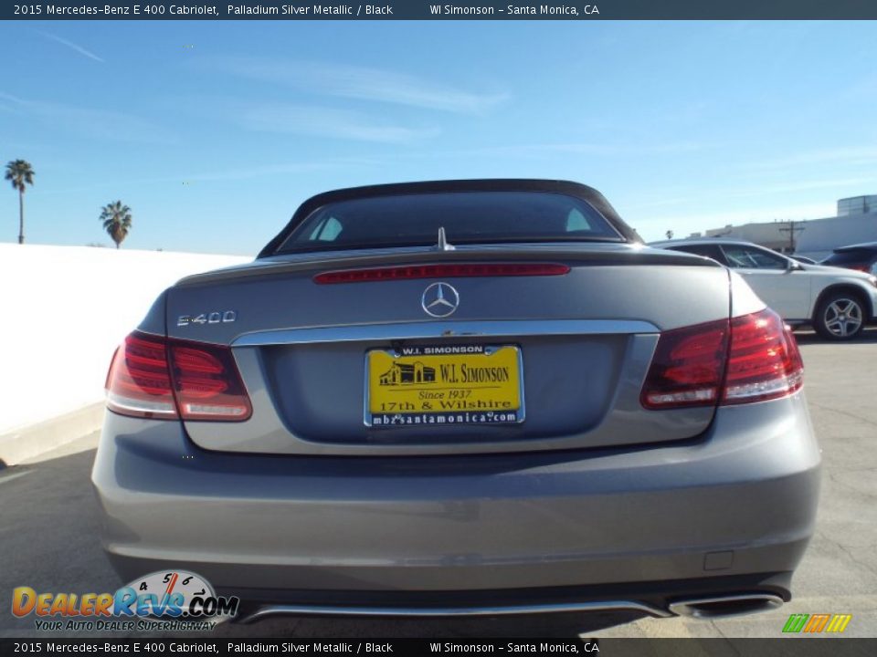 2015 Mercedes-Benz E 400 Cabriolet Palladium Silver Metallic / Black Photo #9