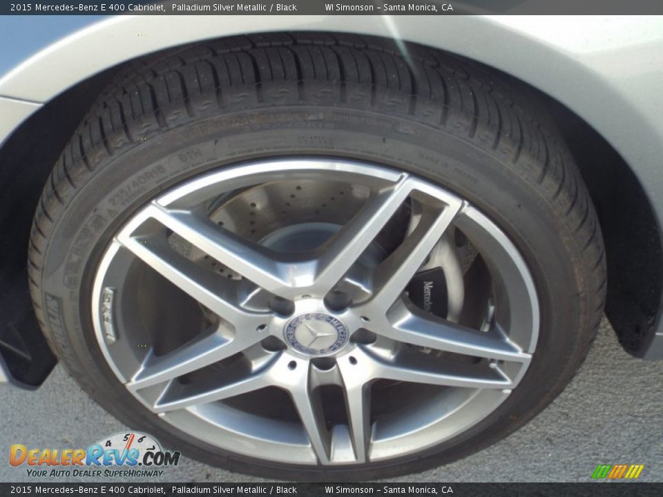 2015 Mercedes-Benz E 400 Cabriolet Palladium Silver Metallic / Black Photo #10