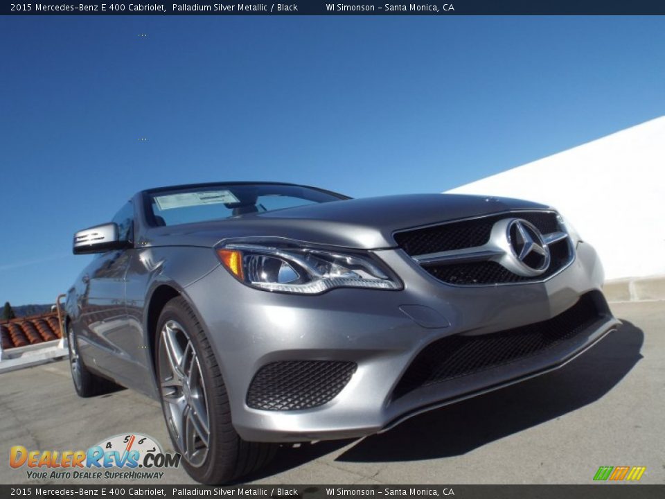 2015 Mercedes-Benz E 400 Cabriolet Palladium Silver Metallic / Black Photo #11