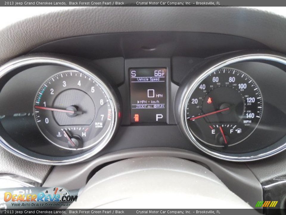 2013 Jeep Grand Cherokee Laredo Black Forest Green Pearl / Black Photo #19