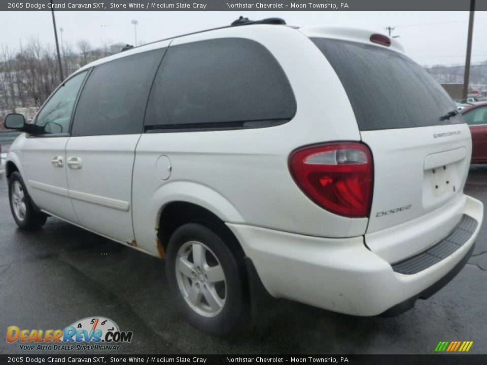 2005 Dodge Grand Caravan SXT Stone White / Medium Slate Gray Photo #2