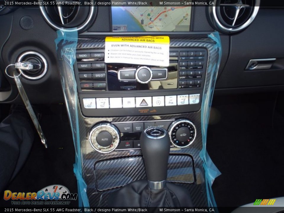 Controls of 2015 Mercedes-Benz SLK 55 AMG Roadster Photo #10