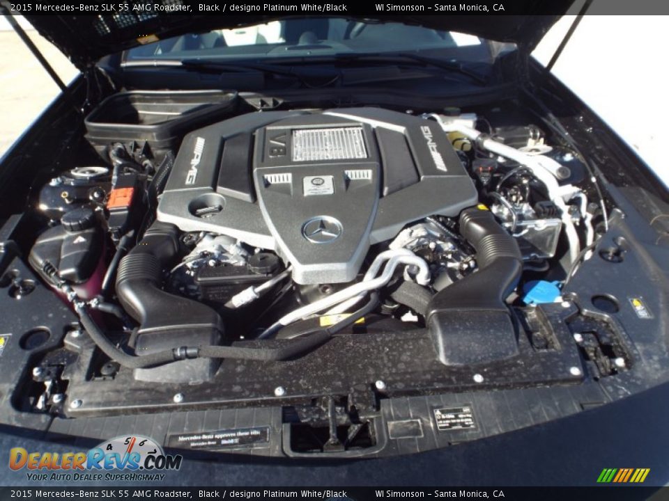 2015 Mercedes-Benz SLK 55 AMG Roadster 5.5 Liter AMG GDI DOHC 32-Valve VVT V8 Engine Photo #18