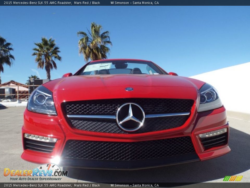 Mars Red 2015 Mercedes-Benz SLK 55 AMG Roadster Photo #2