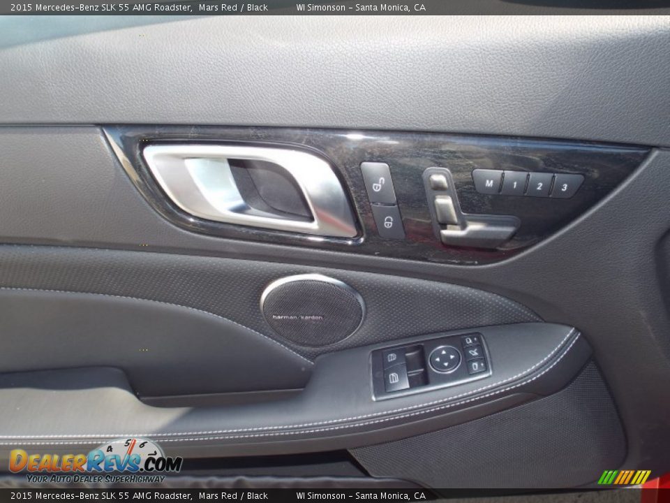 2015 Mercedes-Benz SLK 55 AMG Roadster Mars Red / Black Photo #4