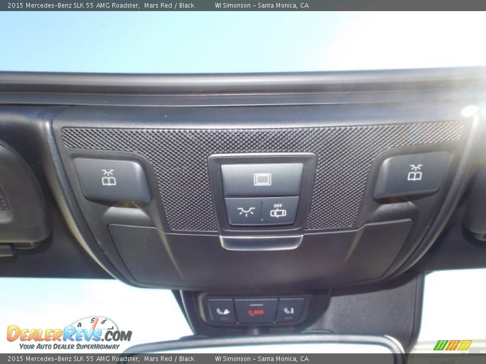 Controls of 2015 Mercedes-Benz SLK 55 AMG Roadster Photo #12