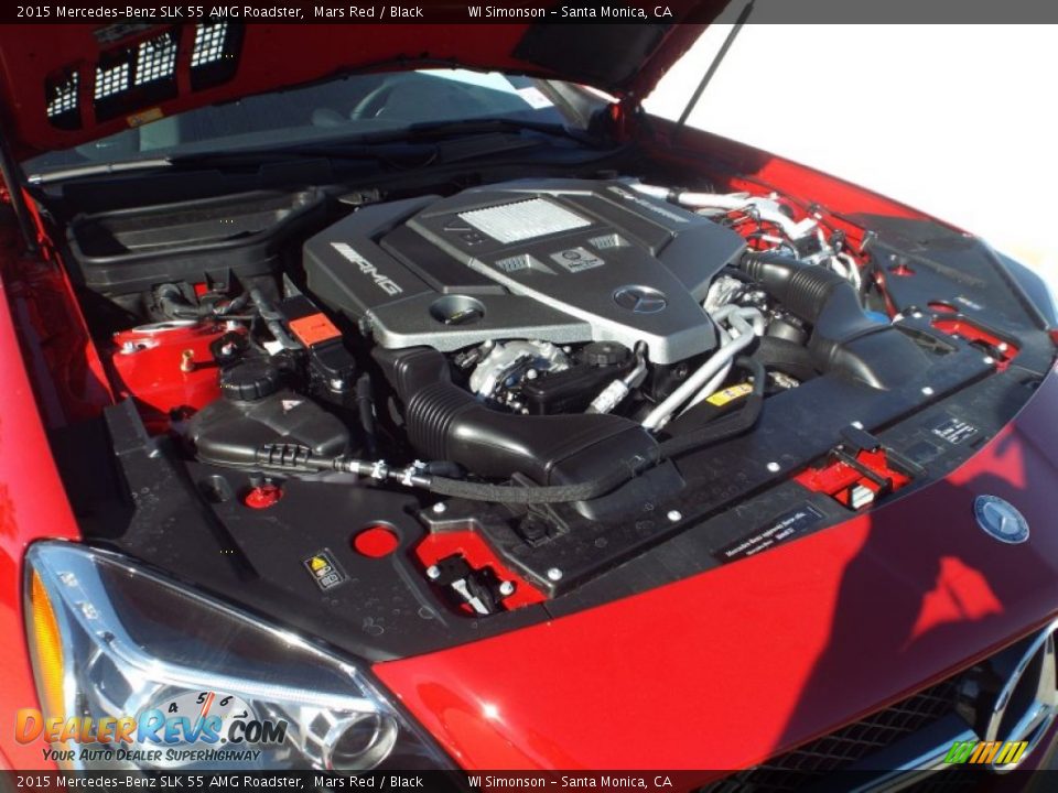 2015 Mercedes-Benz SLK 55 AMG Roadster 5.5 Liter AMG GDI DOHC 32-Valve VVT V8 Engine Photo #17