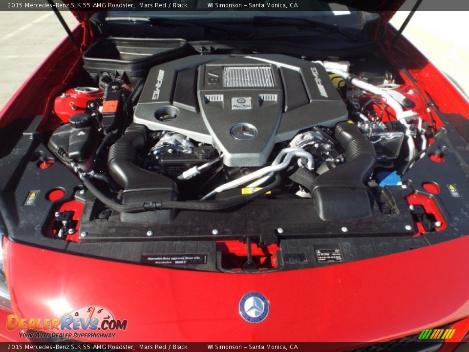 2015 Mercedes-Benz SLK 55 AMG Roadster 5.5 Liter AMG GDI DOHC 32-Valve VVT V8 Engine Photo #18