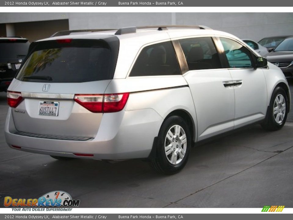 2012 Honda Odyssey LX Alabaster Silver Metallic / Gray Photo #11