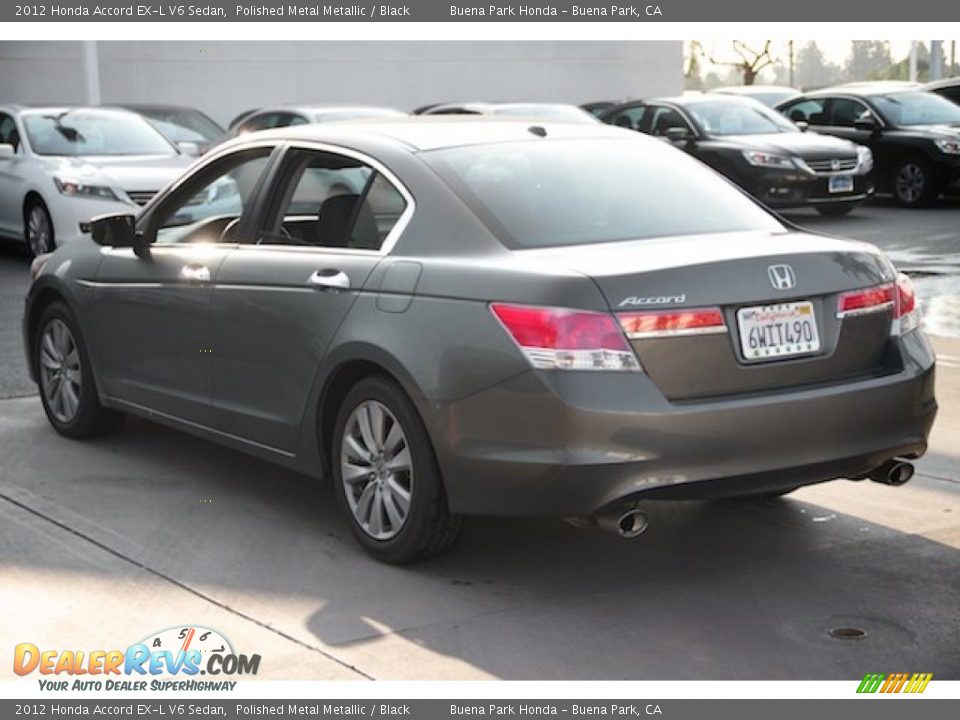 2012 Honda Accord EX-L V6 Sedan Polished Metal Metallic / Black Photo #2