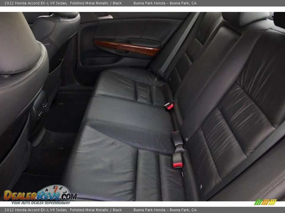 2012 Honda Accord EX-L V6 Sedan Polished Metal Metallic / Black Photo #4
