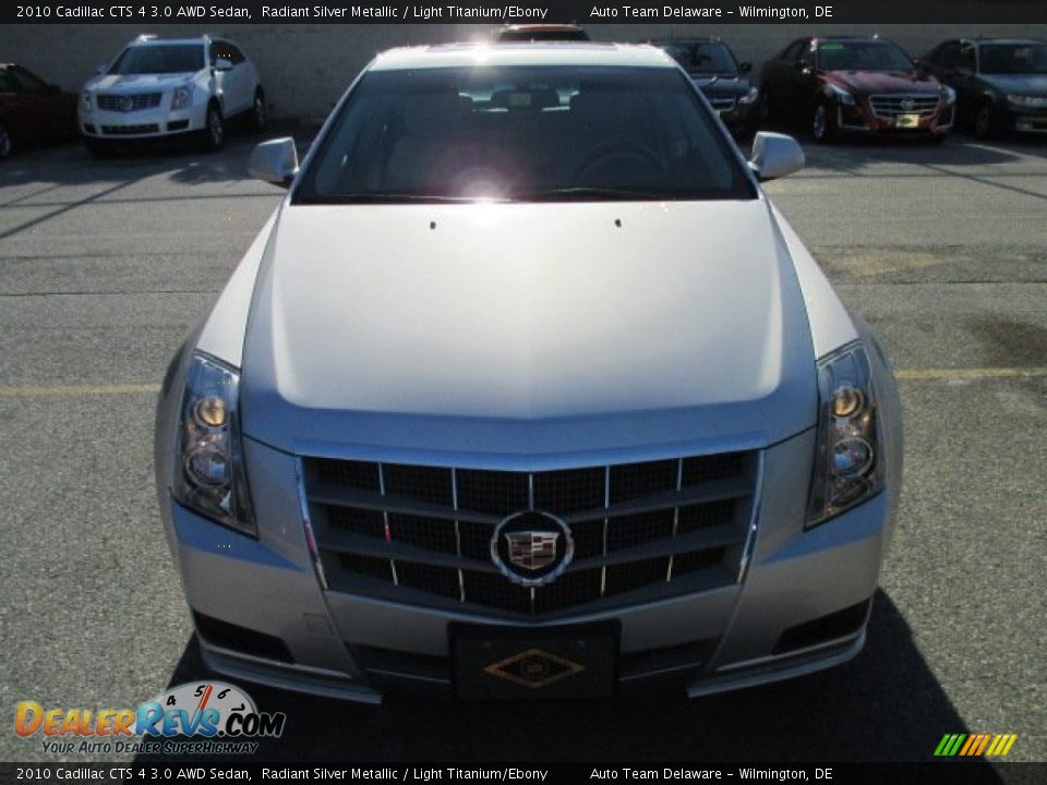 2010 Cadillac CTS 4 3.0 AWD Sedan Radiant Silver Metallic / Light Titanium/Ebony Photo #9