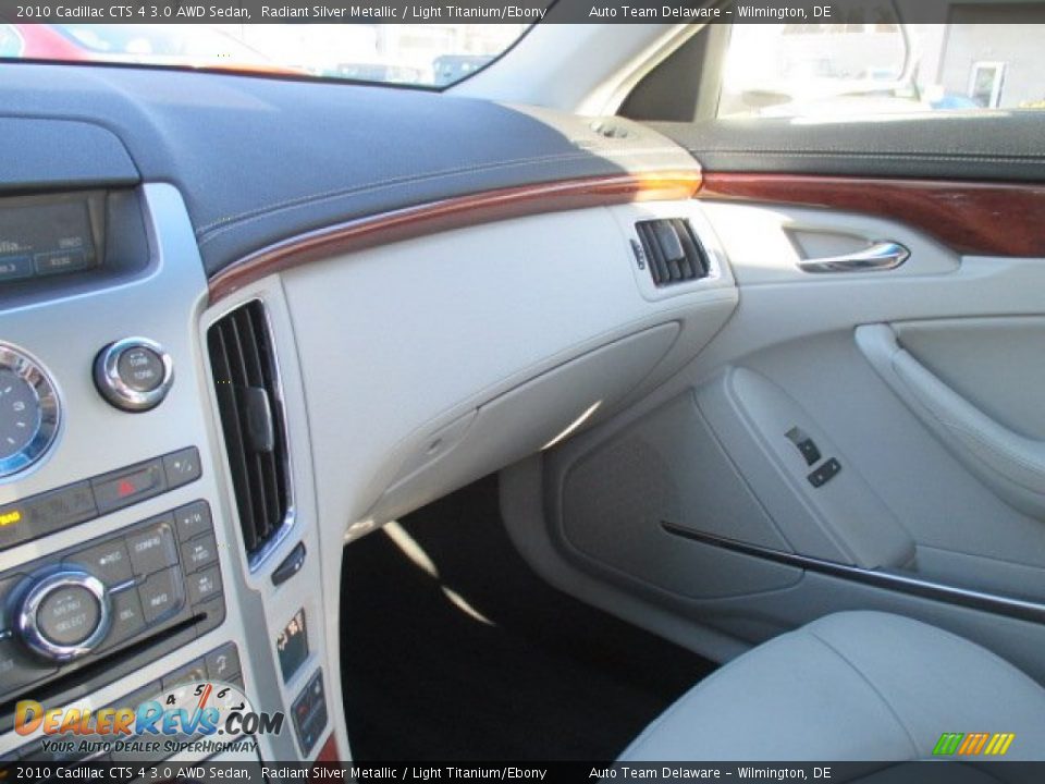 2010 Cadillac CTS 4 3.0 AWD Sedan Radiant Silver Metallic / Light Titanium/Ebony Photo #14