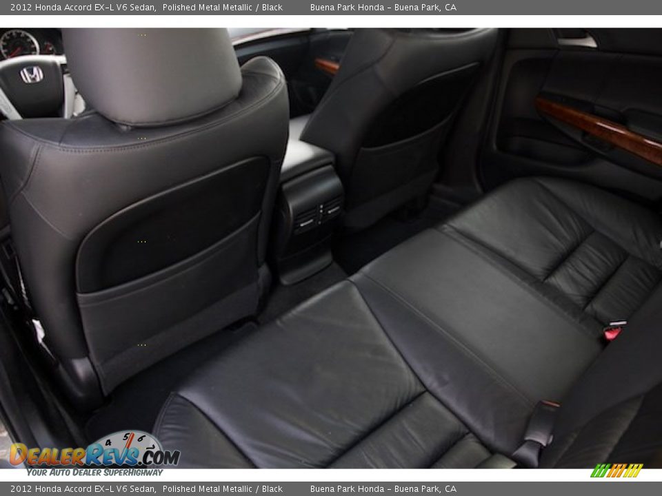 2012 Honda Accord EX-L V6 Sedan Polished Metal Metallic / Black Photo #15