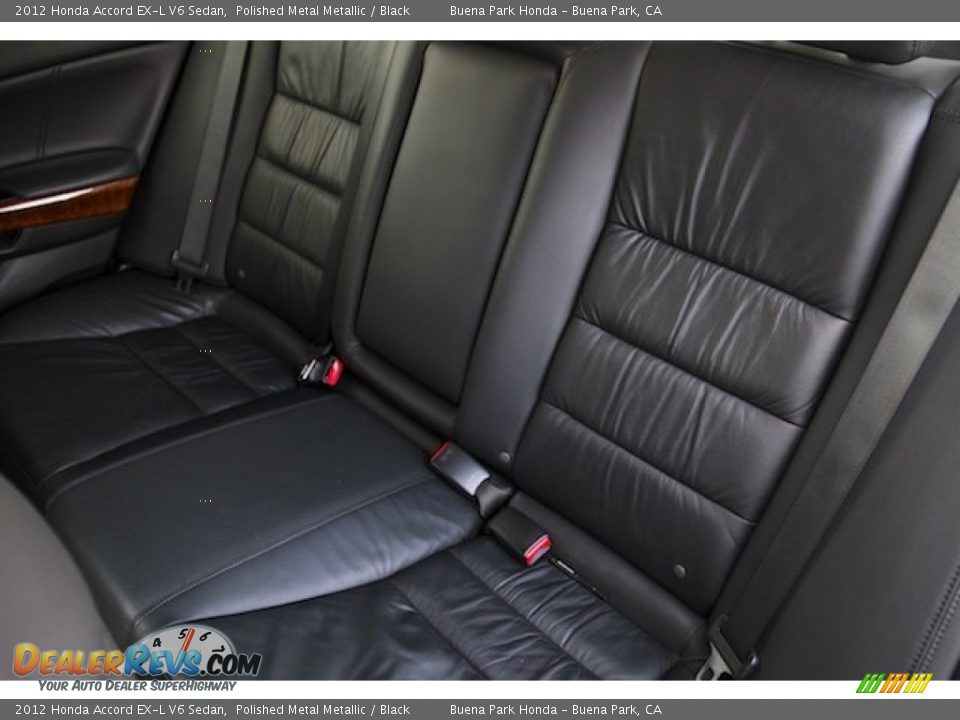 2012 Honda Accord EX-L V6 Sedan Polished Metal Metallic / Black Photo #17