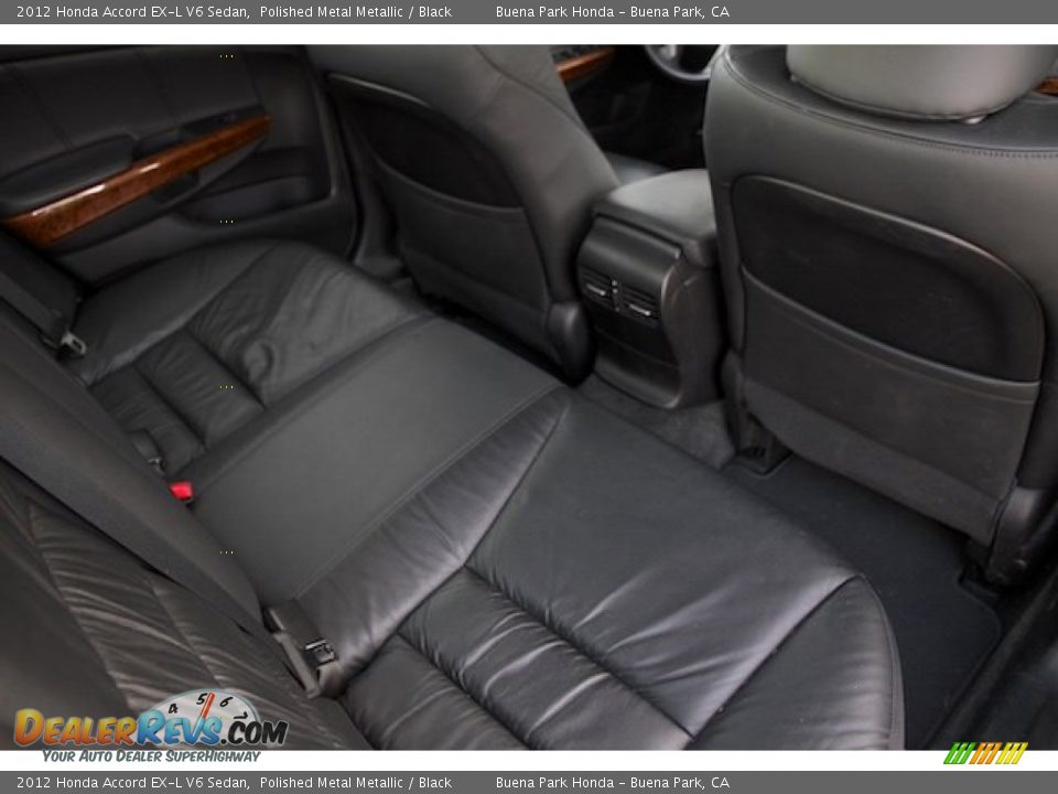 2012 Honda Accord EX-L V6 Sedan Polished Metal Metallic / Black Photo #19