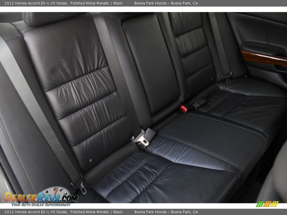 2012 Honda Accord EX-L V6 Sedan Polished Metal Metallic / Black Photo #20