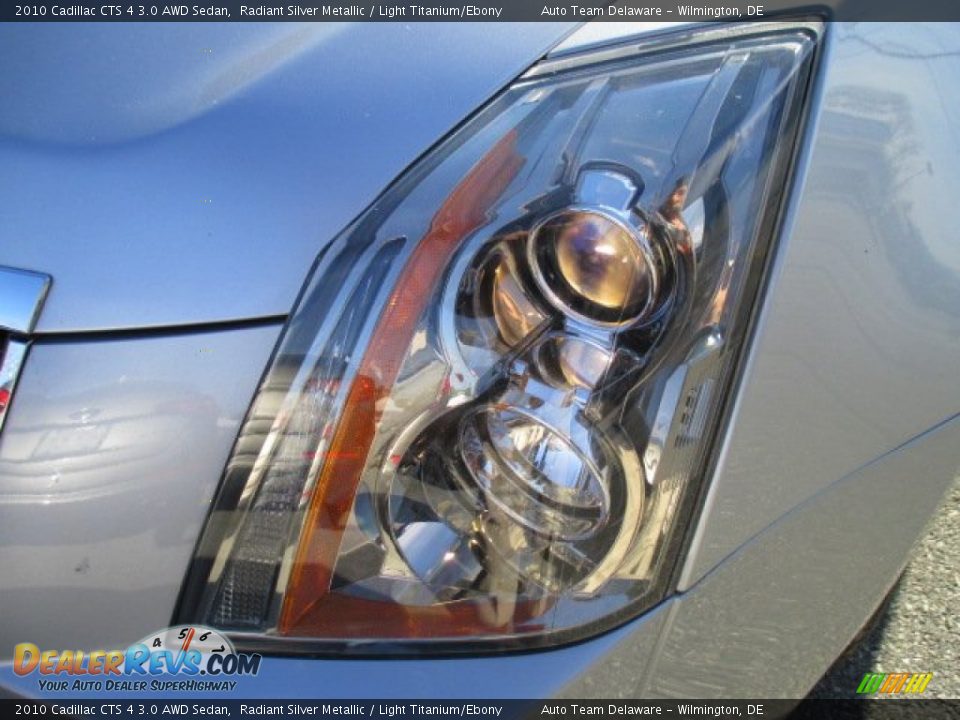 2010 Cadillac CTS 4 3.0 AWD Sedan Radiant Silver Metallic / Light Titanium/Ebony Photo #24